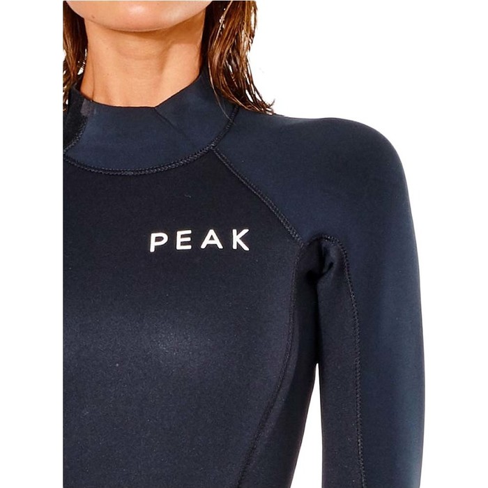 2023 Peak Womens Energy 4/3mm GBS Back Zip Wetsuit P3630L - Black